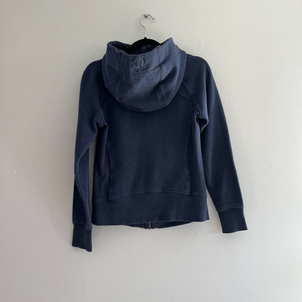 Navy blue lululemon scuba hoodie zip - Picture 2 of 4